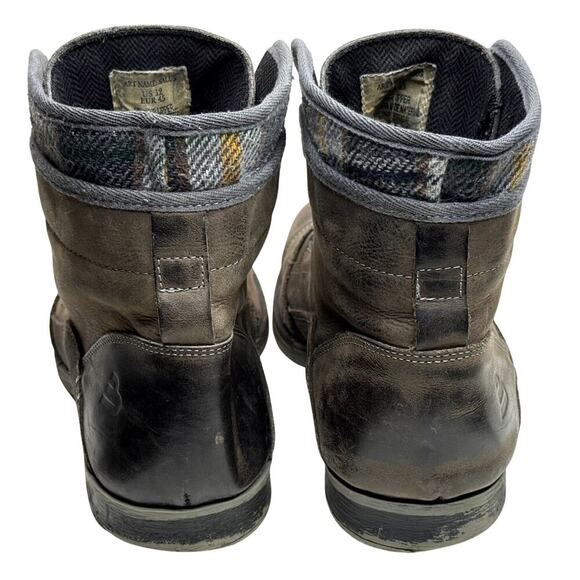 Bullboxer Salus Brown Leather Cap Toe Boots Mens 12 - Picture 3 of 6